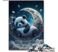 Puzzles pour Adultes 1000 pièces Panda Slumber Puzzles Difficiles pour Adultes Niveau de compétence Débutant, Idéal pour Les Cadeaux d'anniversaire et de Vacances (Taille 50x75cm)