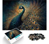Puzzles pour Adultes 1000 pièces Paon Difficile à réaliser mais Amusant et Humoristique Renforcer l'amour Entre Les Couples 38x26cm