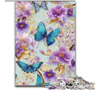 Puzzles pour Adultes 1000 pièces Papillon Art, Jouet éducatif et décompressant, Cadeau d'anniversaire, Cadeaux (Taille 26x38cm)