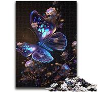 Puzzles pour Adultes 1000 pièces Papillon Jouets colorés Jeux éducatifs Soulagement du Stress Convient pour la décoration de Bureau 26x38cm