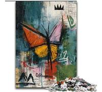 Puzzles pour Adultes 1000 pièces Papillon Style Basquiat, Jouets éducatifs, Jeux Anti-Stress, Interaction Parent-Enfant (Taille 50x75cm)
