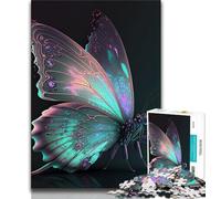 Puzzles pour Adultes 1000 pièces Papillons colorés Puzzles pour Adultes, Jeu Stimulant, idéal comme Cadeau pour Toute la Famille (Taille 75x50cm)