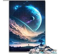 Puzzles pour Adultes 1000 pièces Paradis planétaire en Bois, Cadeau Amusant et activité pour la Maison 50x75cm Fête d'anniversaire pour Hommes Femmes
