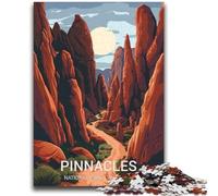 Puzzles pour Adultes 1000 pièces Parc National des Pinnacles Jeux éducatifs Jouets à Faire soi-même Idéal comme Cadeau pour Toute la Famille (Taille 38x52cm)