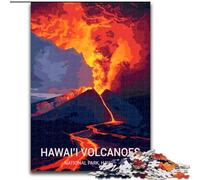 Puzzles pour Adultes 1000 pièces Parc National des volcans d'Hawaï, adaptés aux Personnes de 14 Ans et Plus Difficile à Terminer mais Amusant et Humoristique Superbe Cadeau 50x75cm