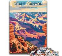 Puzzles pour Adultes 1000 pièces Parc National du Grand Canyon, Jeux d'activités familiales stimulants, Jouets de Bricolage pour décoration Murale de la Maison (50x75cm)