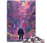 Puzzles pour Adultes 1000 pièces Paysage Coucher de Soleil pour Adolescents, Jeu éducatif, défi, Cadeau d'anniversaire, décoration Murale (26x38cm)