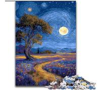 Puzzles pour Adultes 1000 pièces Paysage Coucher de Soleil Puzzle Stimulant pour Les Cerveaux, activité familiale, décoration intérieure, Cadeau de Vacances 50x75cm