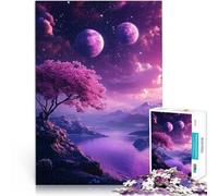 Puzzles pour Adultes 1000 pièces Paysage de la Vallée de la Galaxie Jeu Stimulant avec des pièces de Formes aléatoires entièrement imbriquées 52x38cm