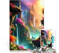 Puzzles pour Adultes 1000 pièces Paysage de rêve Dominant Entraînez Votre Cerveau et Vos Mains décoration Murale 38x26cm