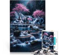 Puzzles pour Adultes 1000 pièces Paysage Fantastique Fait de Papier，pour Les 14 Ans et Plus Vacances Anti-Stress à la Maison Tuer Le Temps Idées Cadeaux。Taille：38x52cm/14.9x20.4pouce
