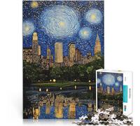 Puzzles pour Adultes 1000 pièces Paysages et Symboles de beauté à Travers Les 66 États-Unis Jeux de détente Bon Cadeau 75x50cm