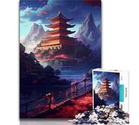 Puzzles pour Adultes 1000 pièces, paysages extraterrestres colorés, Jeux d'activités familiales stimulants, Jouets de Bricolage pour décoration Murale de la Maison, Cadeaux (Taille 75x50cm)