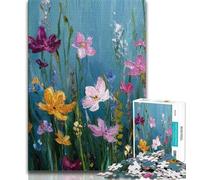 Puzzles pour Adultes 1000 pièces Peinture à l'huile Lotus, Design Unique et Dynamique, expérience de Puzzle relaxante et stimulante (Taille 38x26cm)