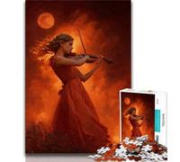 Puzzles pour Adultes 1000 pièces Peinture à l'huile pour Violon Puzzle Adulte, défi Difficile à Offrir à Toute la Famille (Taille 75x50cm)