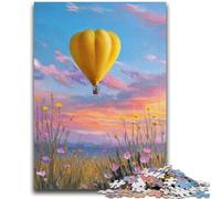 Puzzles pour Adultes 1000 pièces, Peinture à l'huile sur montgolfière, Jouets Anti-Stress, décoration d'intérieur (75x50cm)