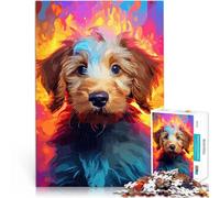 Puzzles pour Adultes 1000 pièces Peinture de Chien Défi Difficile pour soulager Le Stress est idéal comme Cadeau pour Toute la Famille 75x50cm