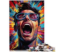 Puzzles pour Adultes 1000 pièces Peinture héros de Couleur Jeu de Quiz 26x38cm Jeu Stimulant et Jeu Familial pour Les 14 Ans et Plus