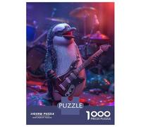 Puzzles pour Adultes 1000 Pièces Penguin Rock Puzzles pour Adolescents Vacances À La Maison Tuer Le Temps Stimuler Le Cerveau Cadeaux d'anniversaire Et De Noël Uniques 38x26cm/1000pcs