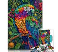 Puzzles pour Adultes 1000 pièces Perroquet Animal 1000 pièces pour Adultes décoration Murale Artistique et idée Cadeau d'anniversaire pour Amis Bureau à Domicile 26x38cm