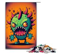 Puzzles pour Adultes 1000 pièces Petit Monstre maléfique Puzzle en Bois Jouets éducatifs Jeux familiaux 75x50cm