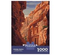 Puzzles pour Adultes - 1000 Pièces Petra Jordan Vintage Puzzle pour Adultes - Jeu De Réflexion Amusant Et Humoristique - Difficile Et Stimulant 52x38cm/1000pcs