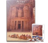 Puzzles pour Adultes - 1000 pièces - Petra, la cité Perdue - Jeux éducatifs - Idée Cadeau pour se détendre à la Maison - Format 38x52cm