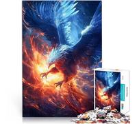 Puzzles pour Adultes 1000 pièces Phénix du Tonnerre pour Le Jeu éducatif Challenge Toy Convient pour la décoration de Bureau 52x38cm