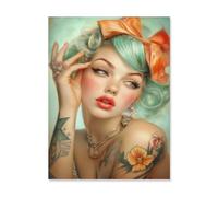 Puzzles pour Adultes 1000 Pièces，Pin-up Girls，Décompression Amusant Puzzle Intellectuel Jeu De Puzzle Jouets Cadeau pour Adultes Enfants Familles（38x26cm）-AH90