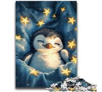 Puzzles pour Adultes 1000 pièces Pingouin étoilé, Jouets éducatifs et éducatifs pour la Famille, Cadeaux d'anniversaire et Cadeaux Uniques (75x50cm)