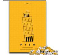 Puzzles pour Adultes 1000 pièces Pise Italie, Jeux éducatifs, décoration d'intérieur, Cadeau d'anniversaire, Art Mural 38x52cm