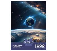 Puzzles pour Adultes 1000 Pièces Planet Earth from Space Puzzles pour Adultes, Jeu Familial, Découpe De Précision, Activités Amusantes À La Maison, 38x26cm/1000pcs