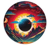 Puzzles pour Adultes 1000 pièces Planète colorée Qui explose Puzzles stimulants pour Adolescents et familles (67,5x67,5cm)