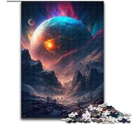 Puzzles pour Adultes 1000 pièces Planète dans l'espace Puzzle en Carton Taille 38x26cm Cadeau Parfait pour la fête des mères, Les Anniversaires, Noël