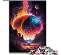 Puzzles pour Adultes 1000 pièces Planète Géante Gazeuse en Bois, Parfait pour Une décoration Artistique DIY ou Un Cadeau d'anniversaire 50x75cm, Loisirs créatifs en Famille, Parfait