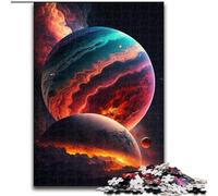 Puzzles pour Adultes 1000 pièces Planète Géante Gazeuse Puzzle en Carton, Cadeau Parfait pour Les Anniversaires, Les Vacances, Les décorations de fête Spatiale 1000 pièces(26x38cm)