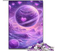 Puzzles pour Adultes 1000 pièces Planète Violette, pour Les 14 Ans et Plus, Jeu éducatif, défi, Jouet, Cadeau d'anniversaire (Taille 26x38cm)