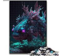 Puzzles pour Adultes 1000 pièces Poissons de récif Lumineux Puzzle en Carton, idéal pour la décoration de la Maison et du Bureau, Cadeau Parfait pour Un Anniversaire 1000 pièces(26x38cm)