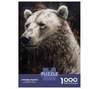Puzzles pour Adultes 1000 Pièces Polar Bear Winsome Puzzles pour Adultes Jeu De Réflexion Et De Logique Activités Amusantes À La Maison, 70x50cm/1000pcs