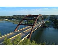 Puzzles pour Adultes 1000 pièces - Ponts et rivières des États-Unis - Pont Pennybacker, Colorado - 70 x 50 cm