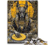 Puzzles pour Adultes 1000 pièces Pop-Art Anubis Family Game Anti-Stress Défi Difficile Cadeaux du Père Noël Secret 50x75cm