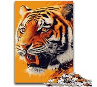 Puzzles pour Adultes 1000 pièces, Portraits de Tigres, pour Adolescents, Jeu Stimulant, idéal comme Cadeau pour Toute la Famille (50x75cm)