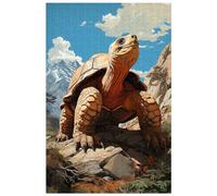 Puzzles pour Adultes, 1000 pièces, pour Une Tortue de mer Qui grimpe sur Terre pour Commencer Son Voyage, Puzzles Animaux (d ; 1000)