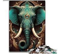 Puzzles pour Adultes 1000 pièces Pouvoirs Magiques de l'éléphant Puzzles pour Adultes 1000 pièces Casse-tête DIY Stimulant pour Adolescents Taille 26X38CM