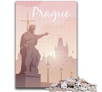 Puzzles pour Adultes 1000 pièces Prague pour Jeu éducatif, Jouet de défi, idéal comme Cadeau pour Toute la Famille (Taille 50x70cm)