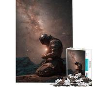 Puzzles pour Adultes 1000 pièces Prières du Chevalier Niveau Difficile et Stimulant Jeu Amusant à partir de 14 Ans (38x52cm)