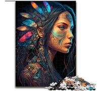 Puzzles pour Adultes 1000 pièces Princesse amérindienne Puzzles 1000 pièces pour Adultes Parfait pour Les Adolescents et Les Loisirs en Famille, pour Les Anniversaires Taille 26X38CM