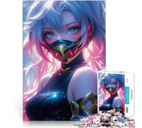 Puzzles pour Adultes 1000 pièces Princesse Néon Compétition de Vitesse Manuelle Chaque pièce est Unique - Jeu Familial Stimulant et Amusant 52x38cm