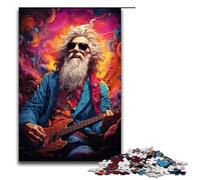 Puzzles pour Adultes 1000 pièces psychédéliques colorés Amusants pour Les Seniors Assemblage de Motifs Aide à exercer Le Cerveau Jouets addictifs pour cultiver la Patience 1000 pièces (75 x 50 cm)