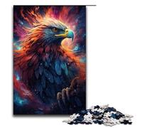 Puzzles pour Adultes 1000 pièces Puzzle Aigle coloré Art psychédélique Jeux éducatifs à Domicile Jouets à Faire soi-même Excellent Cadeau pour Les Jeux 1000 pièces (75 x 50 cm)